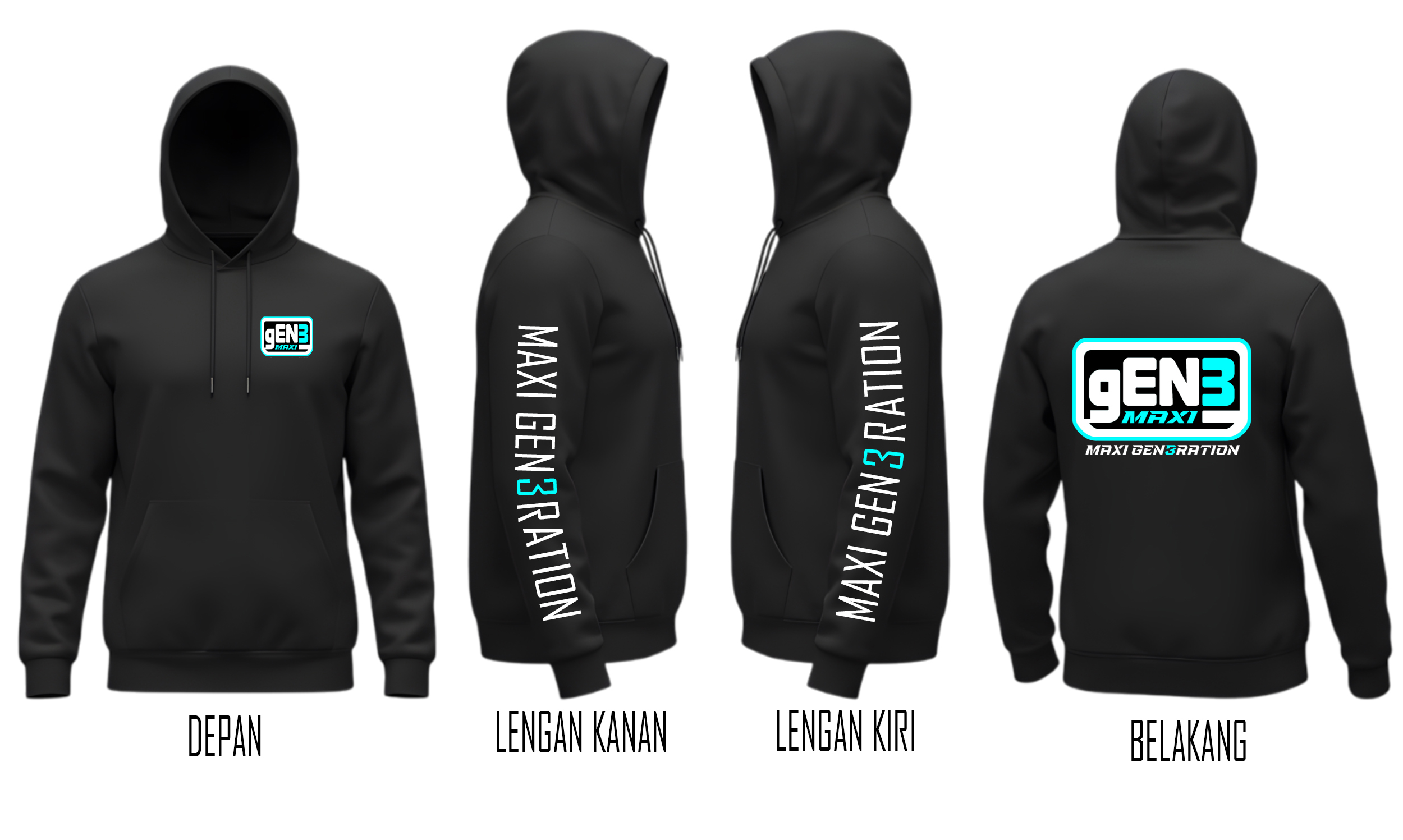 Hoodie Maxi Generation